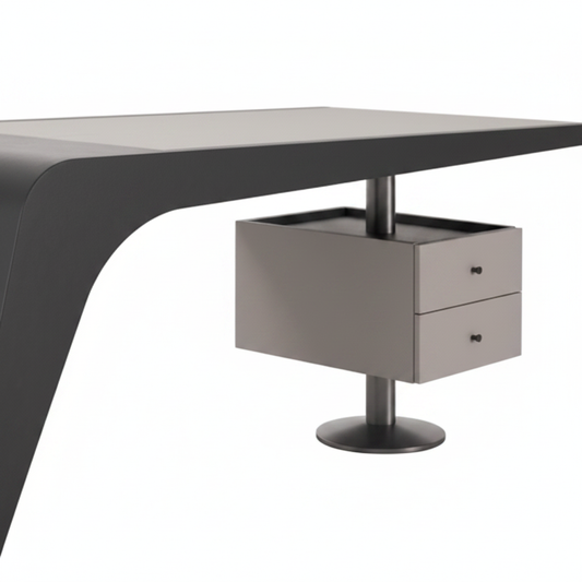 Incline Executive Desk — close-up detail