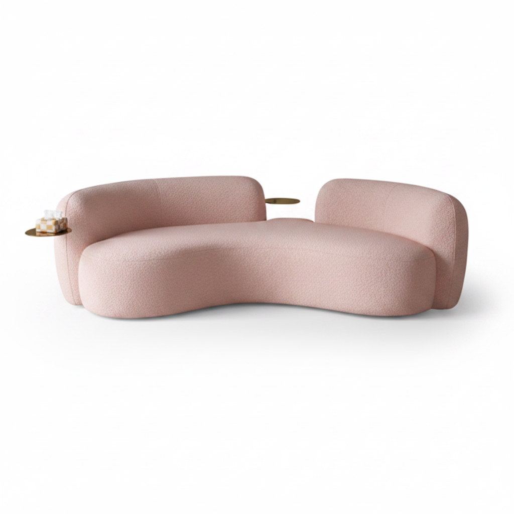 Lunara sofa – Blush Pink