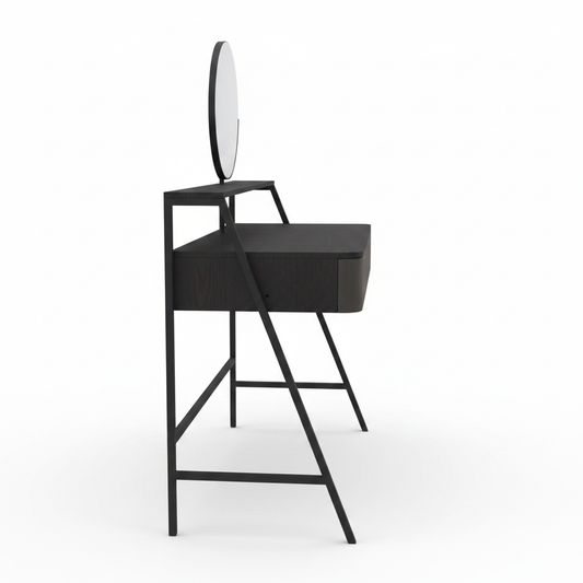Side profile view of Atelier dressing table