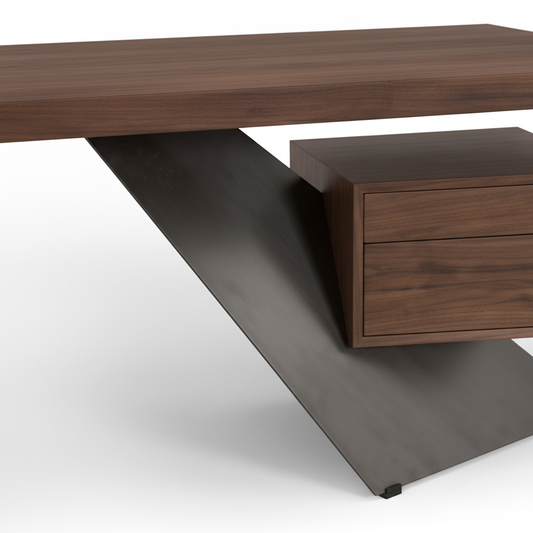 Vega Executive Desk — close-up detail