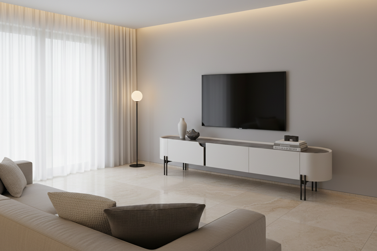 Lunare Media Console – Interior