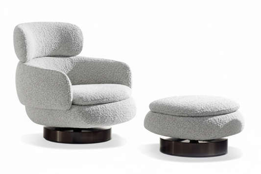 Strato Swivel Chair & Ottoman