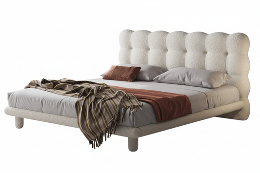 Boucle Bubble Bed – 3/4 Angle View