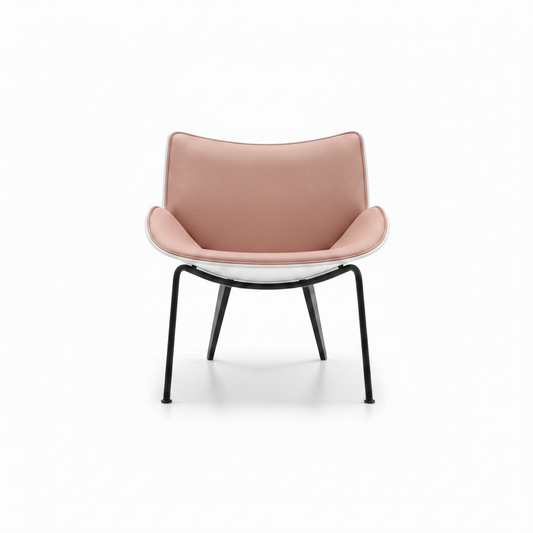 Calla Accent Chair – Blush Pink Studio Shot