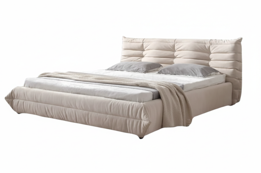 Channel-Quilted Bed – Front View