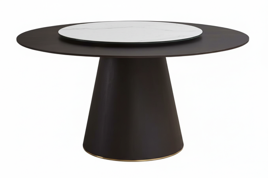 Dark Cone-Base Table – Front View