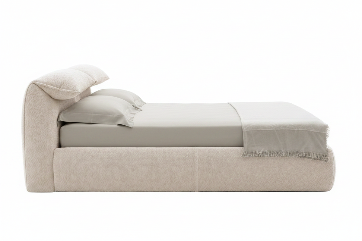 Floating Pillow Bed – Side Profile View