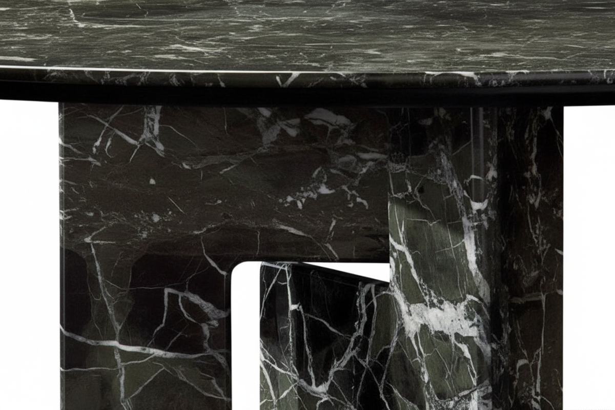 Green Marble Table – Close-Up Detail