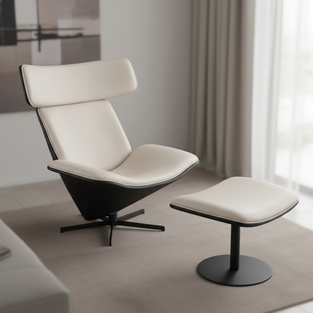 Volka Lounge Chair & Ottoman