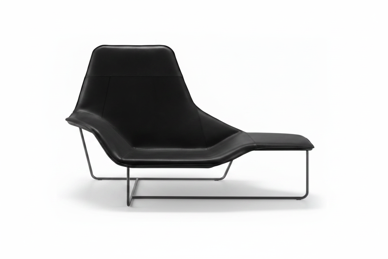 Luno Chaise Lounge Chair — front 3/4 view