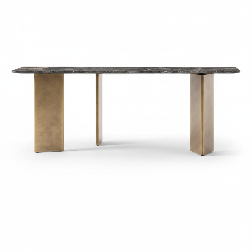 Aurum Console Table — back view