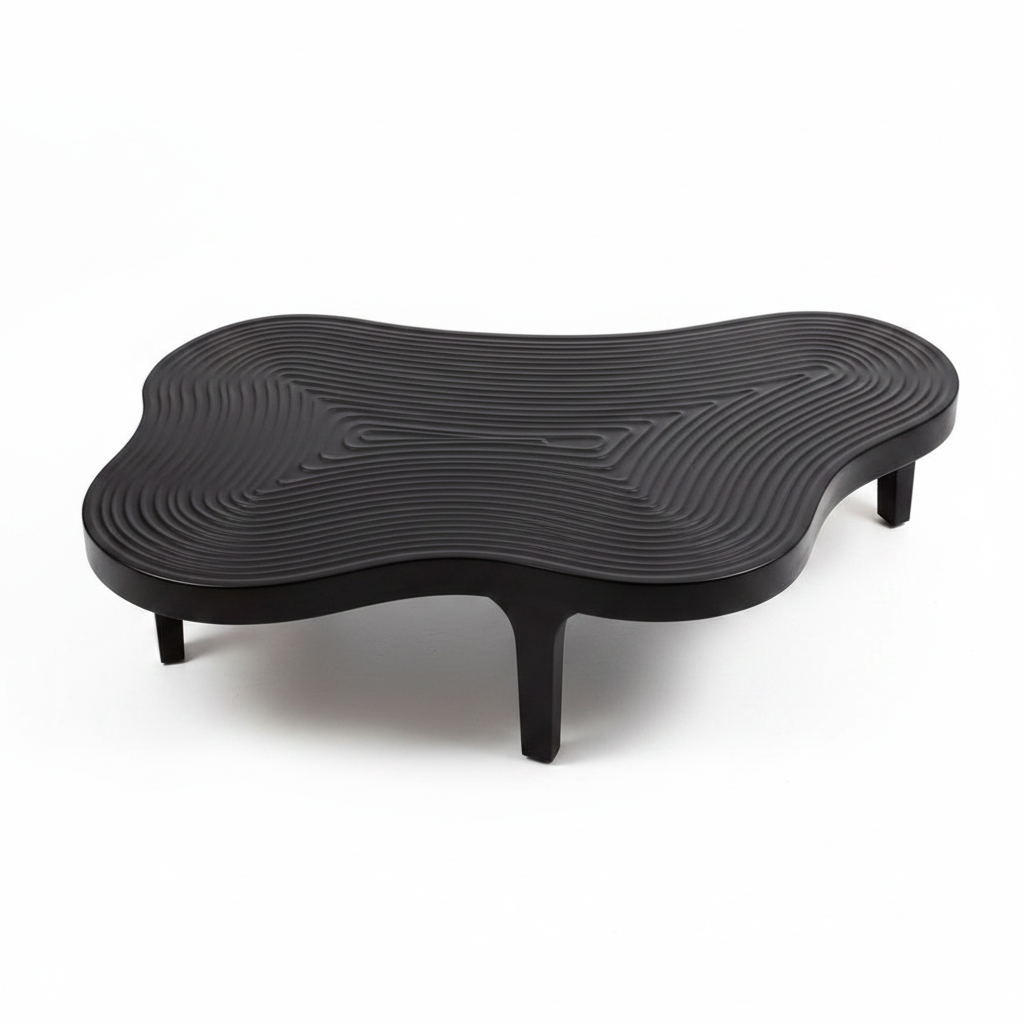Strata Freeform Coffee Table top view
