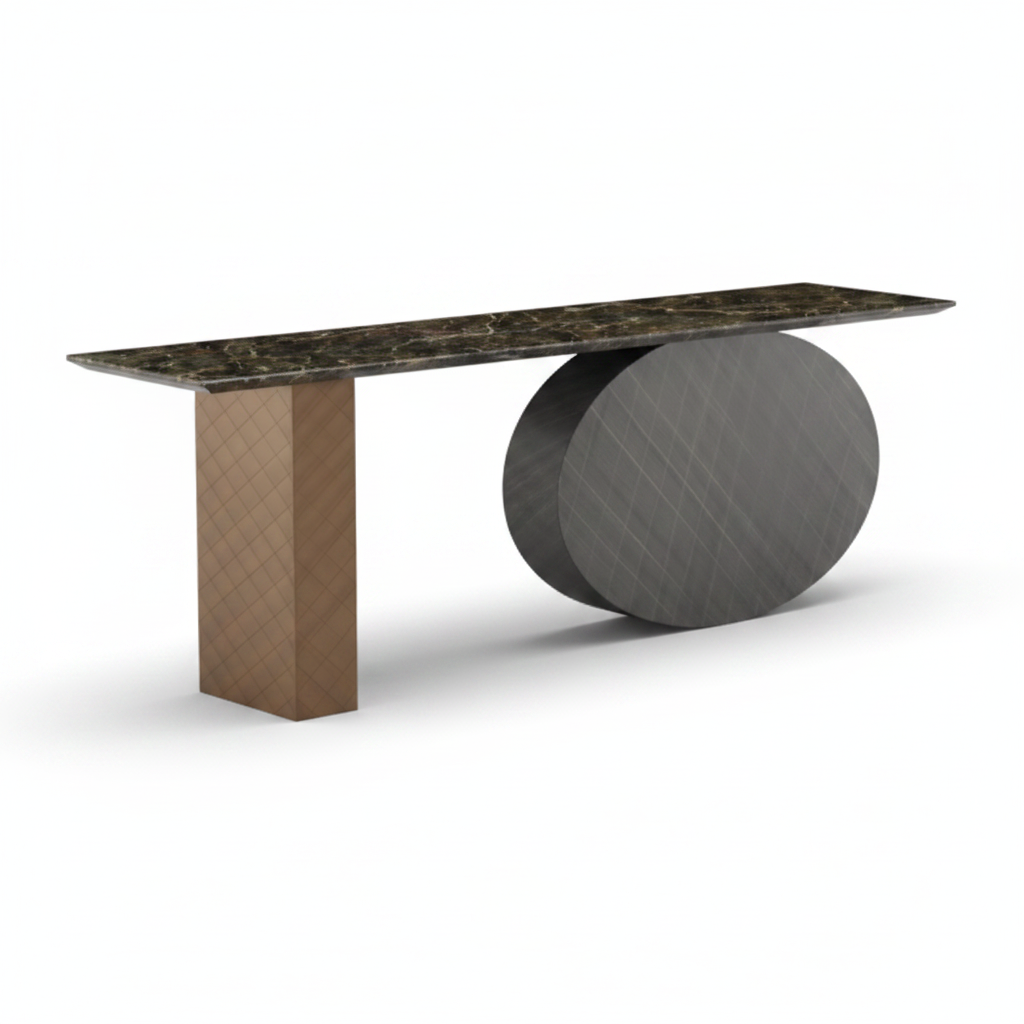 Orbis Console Table — back view