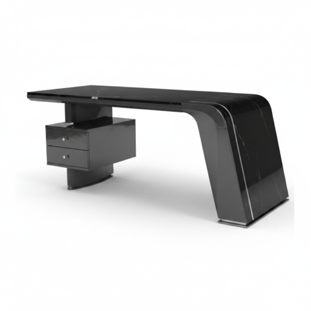 Cascade Executive Desk — back view