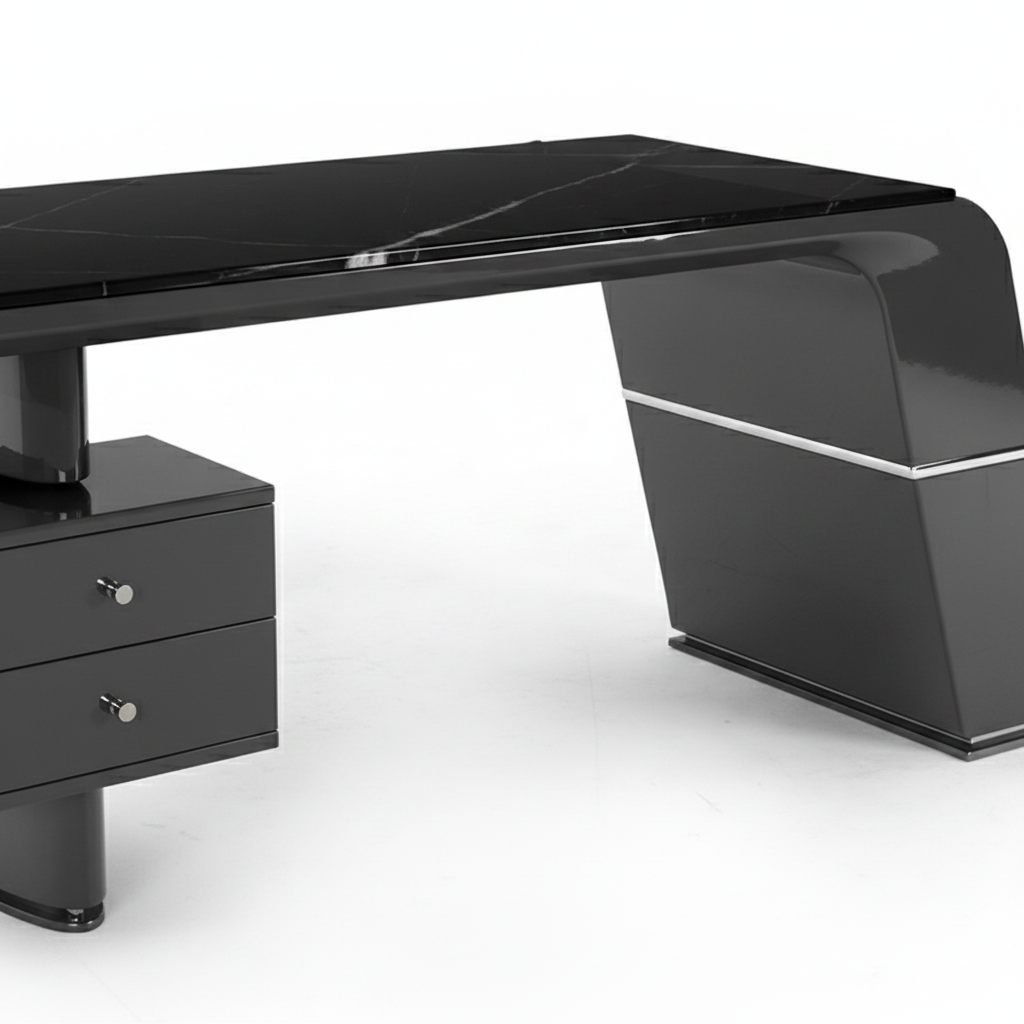 Cascade Executive Desk — close-up detail