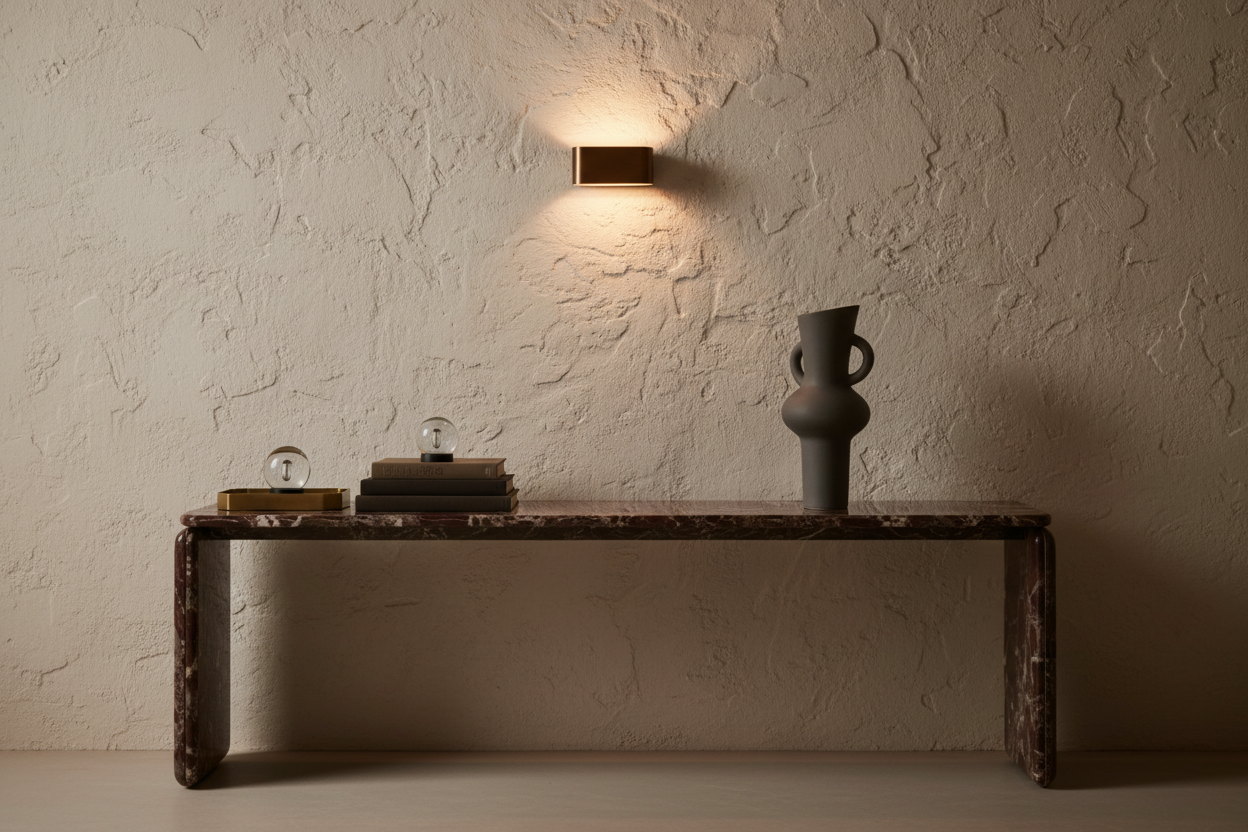 Verano Console Table — full interior context