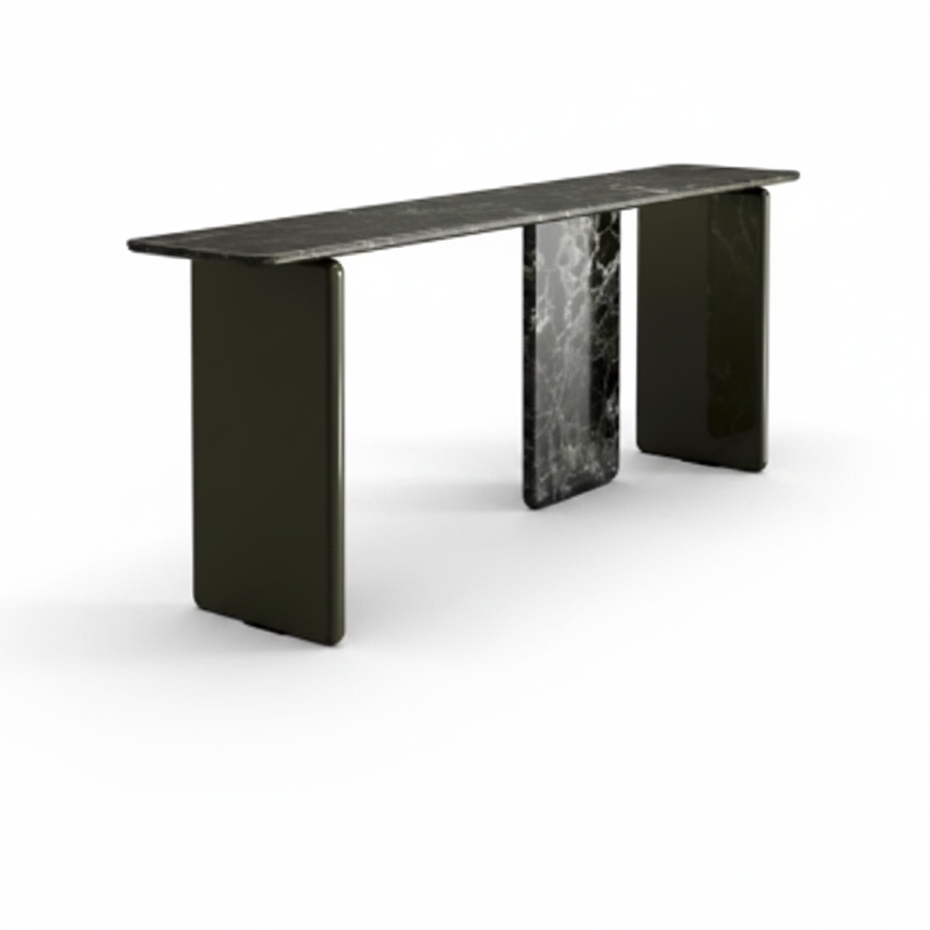 Sylva Console Table — side profile view