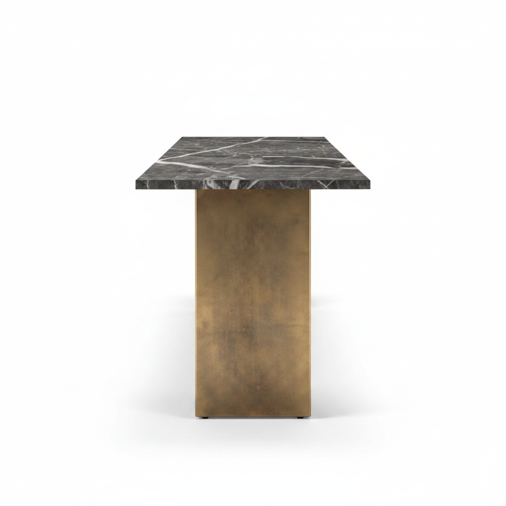 Aurum Console Table — side profile view