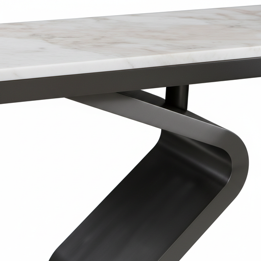 Zeta Console Table — close-up detail