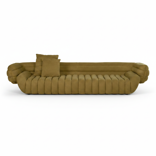 Stria sofa 45 degree front view