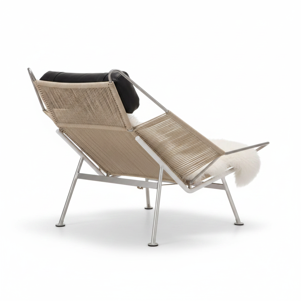 Halcyon Rope Lounge Chair — rear view