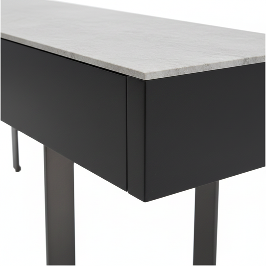 Noir Console Table — close-up detail