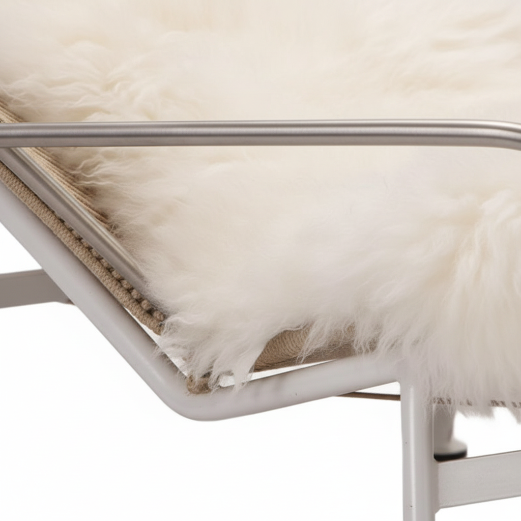 Halcyon Rope Lounge Chair — rope weave detail close-up
