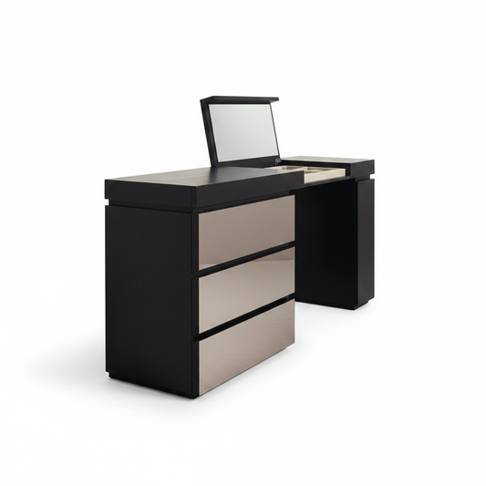 Side profile view of Lumière dressing table