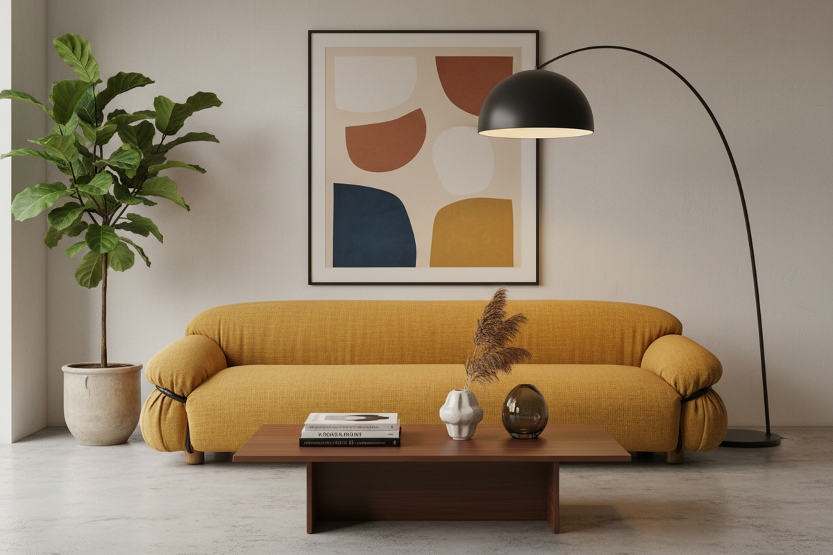 Aurven sofa in full interior context
