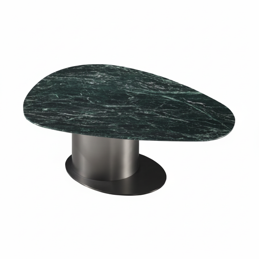 Petros Organic Green Marble Coffee Table top view