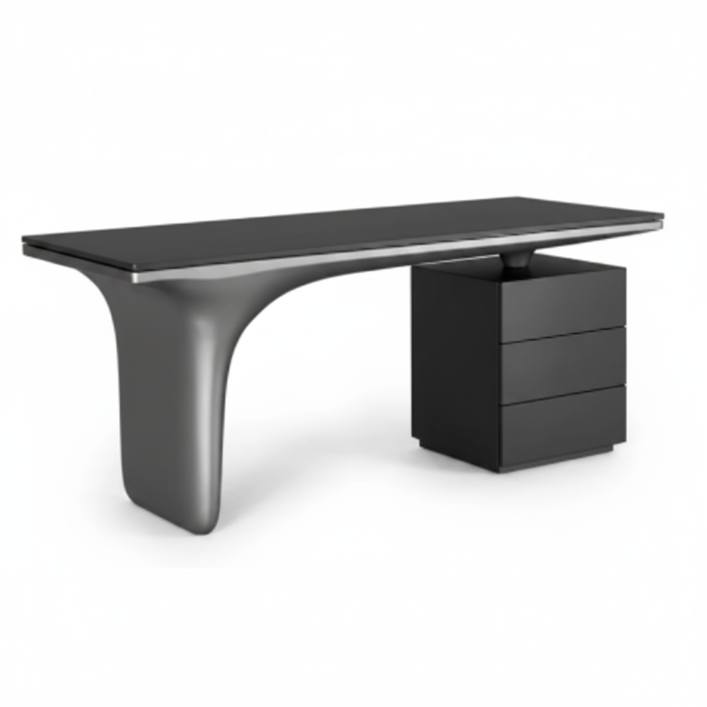 Volta Executive Desk — side profile view