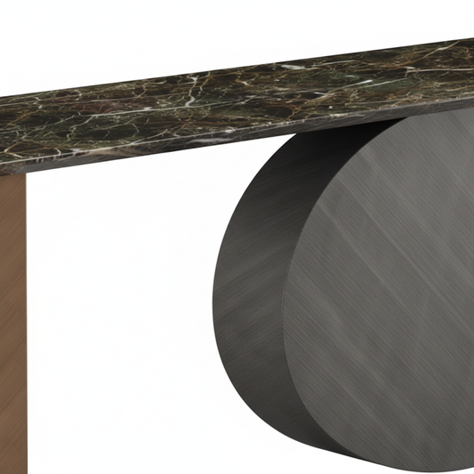 Orbis Console Table — close-up detail