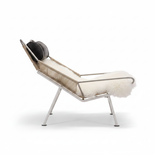 Halcyon Rope Lounge Chair — side profile