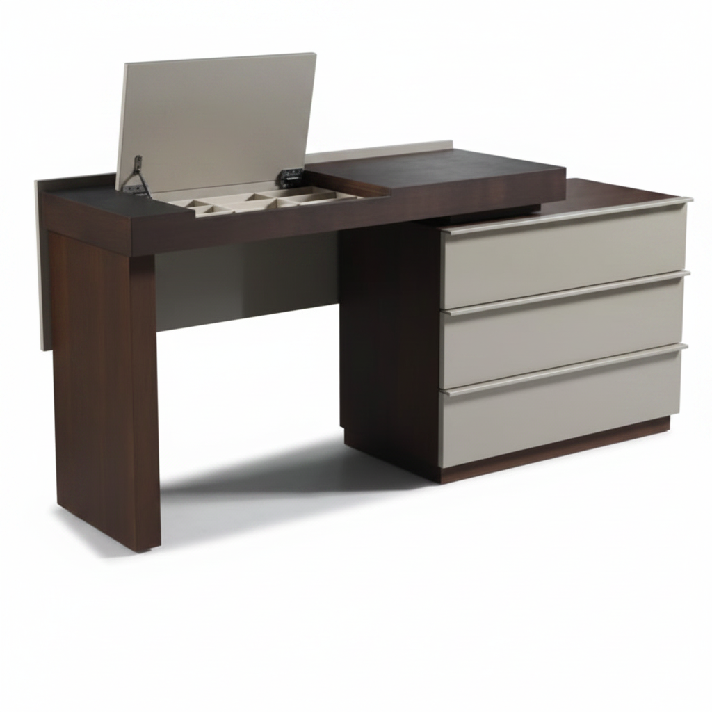 Back view of Duetto dressing table