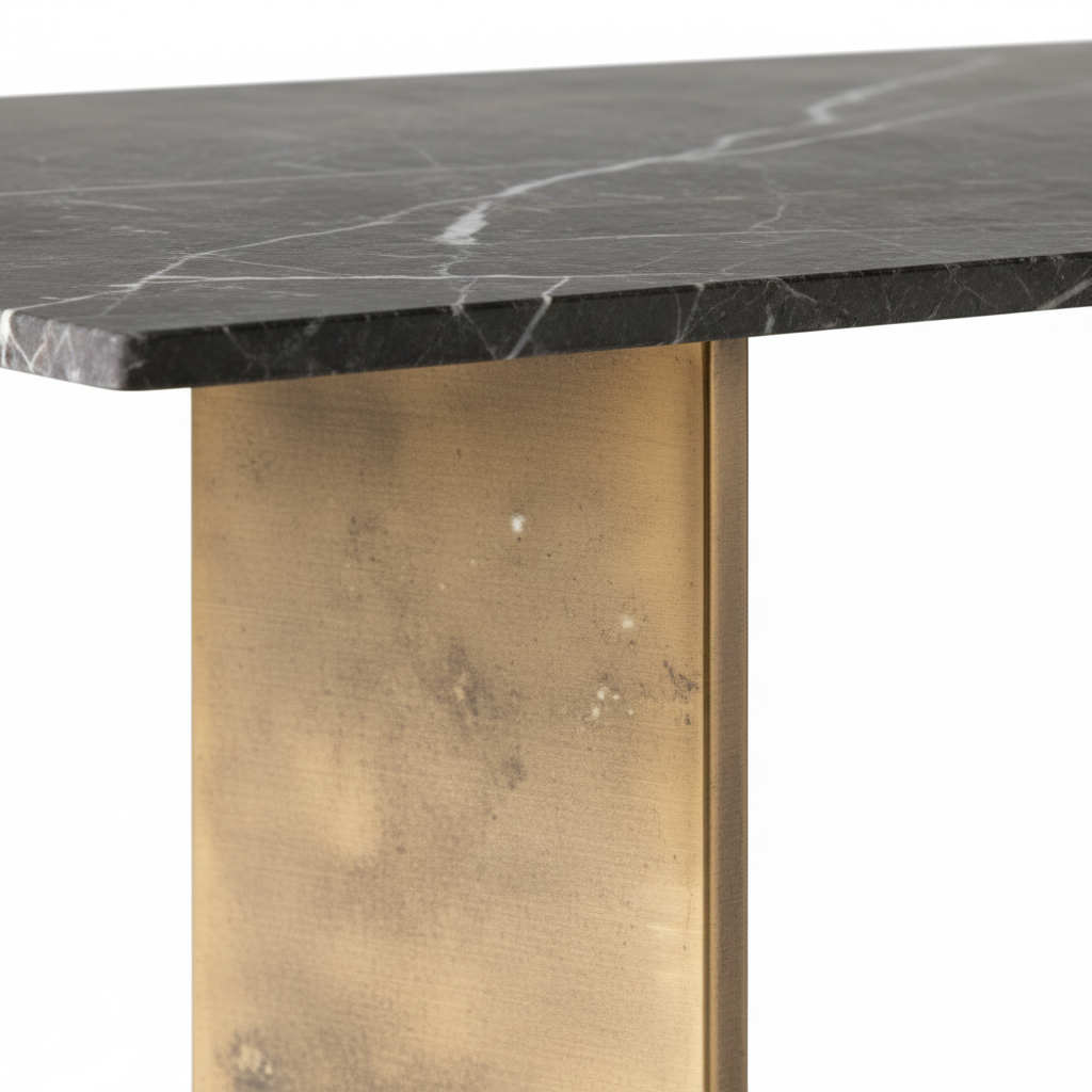 Aurum Console Table — close-up detail