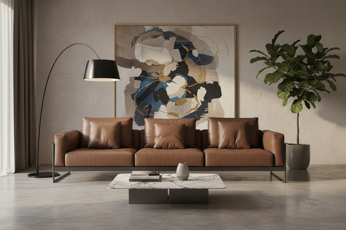 Ferrox sofa in full interior context