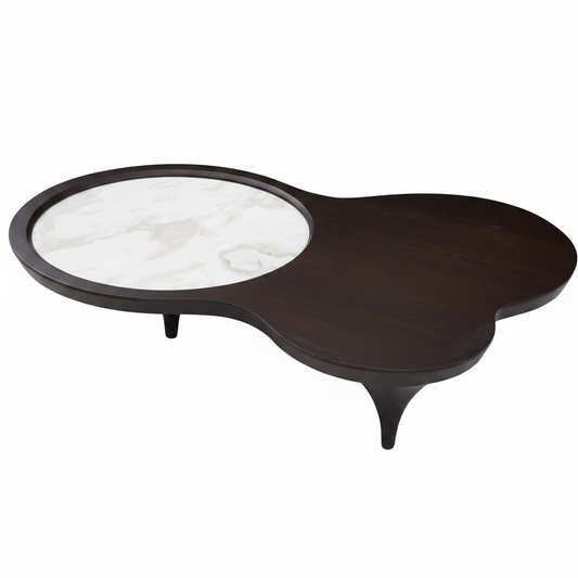 Forma Biomorphic Coffee Table top view