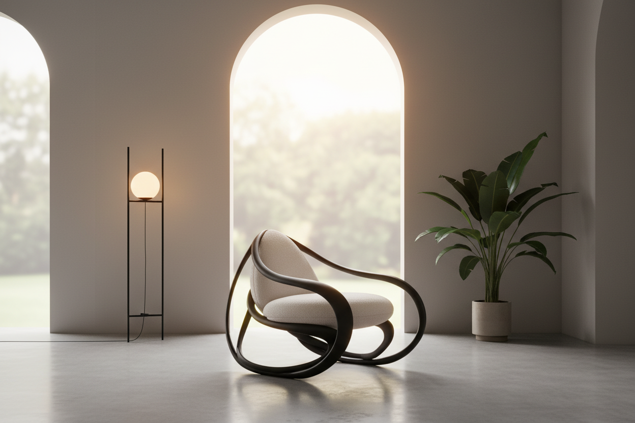 Orbis Loop Lounge Chair — interior lifestyle context