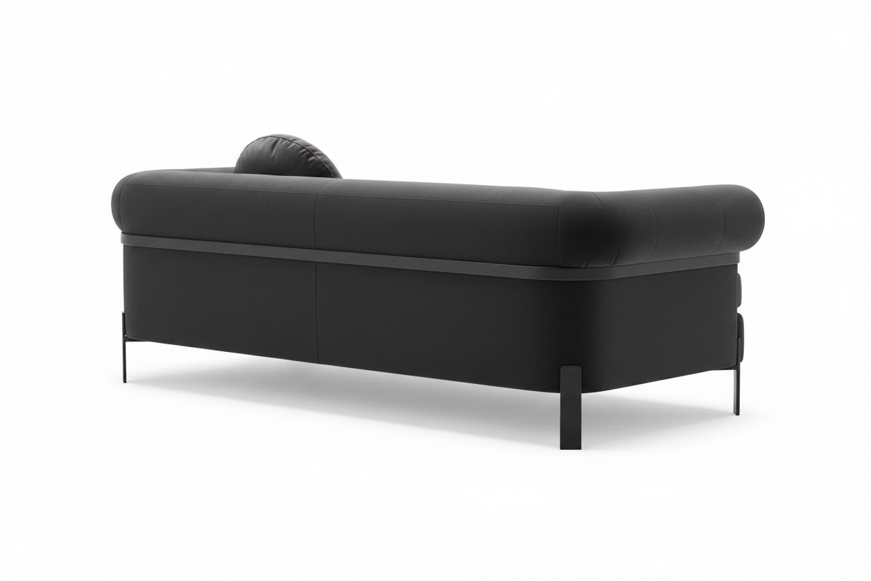 Velvano Three-Seater Sofa back view