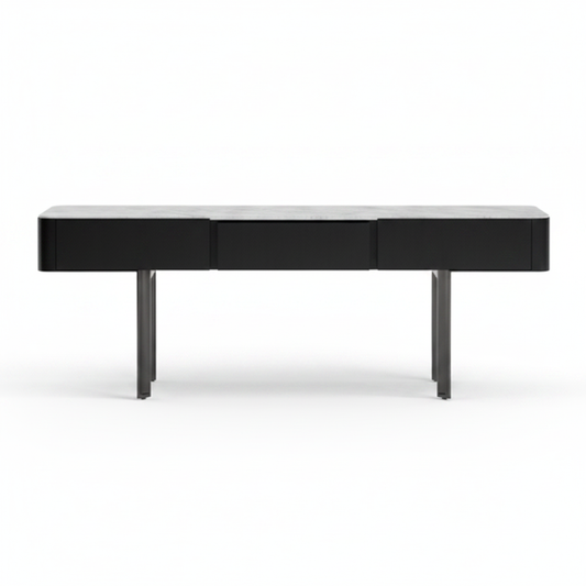Noir Console Table — side profile view