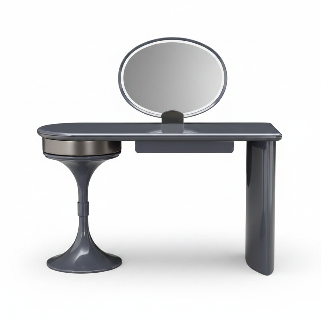Side profile view of Orbis dressing table
