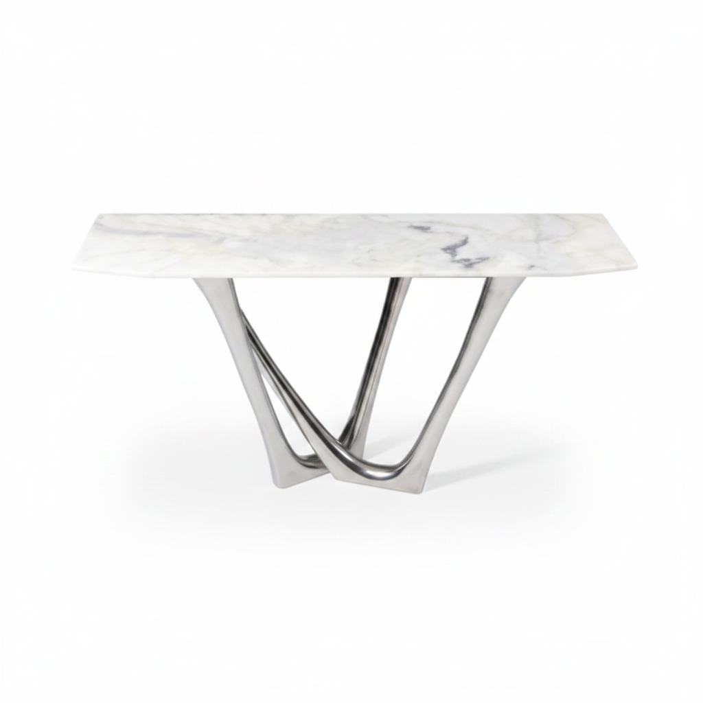 Arco Console Table — top view