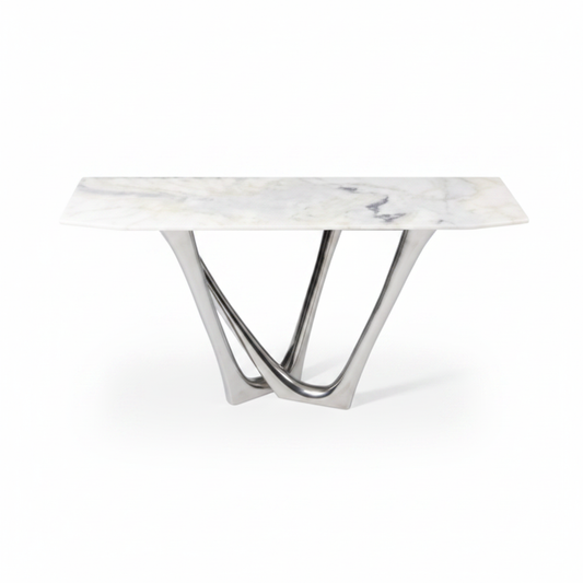 Arco Console Table — top view