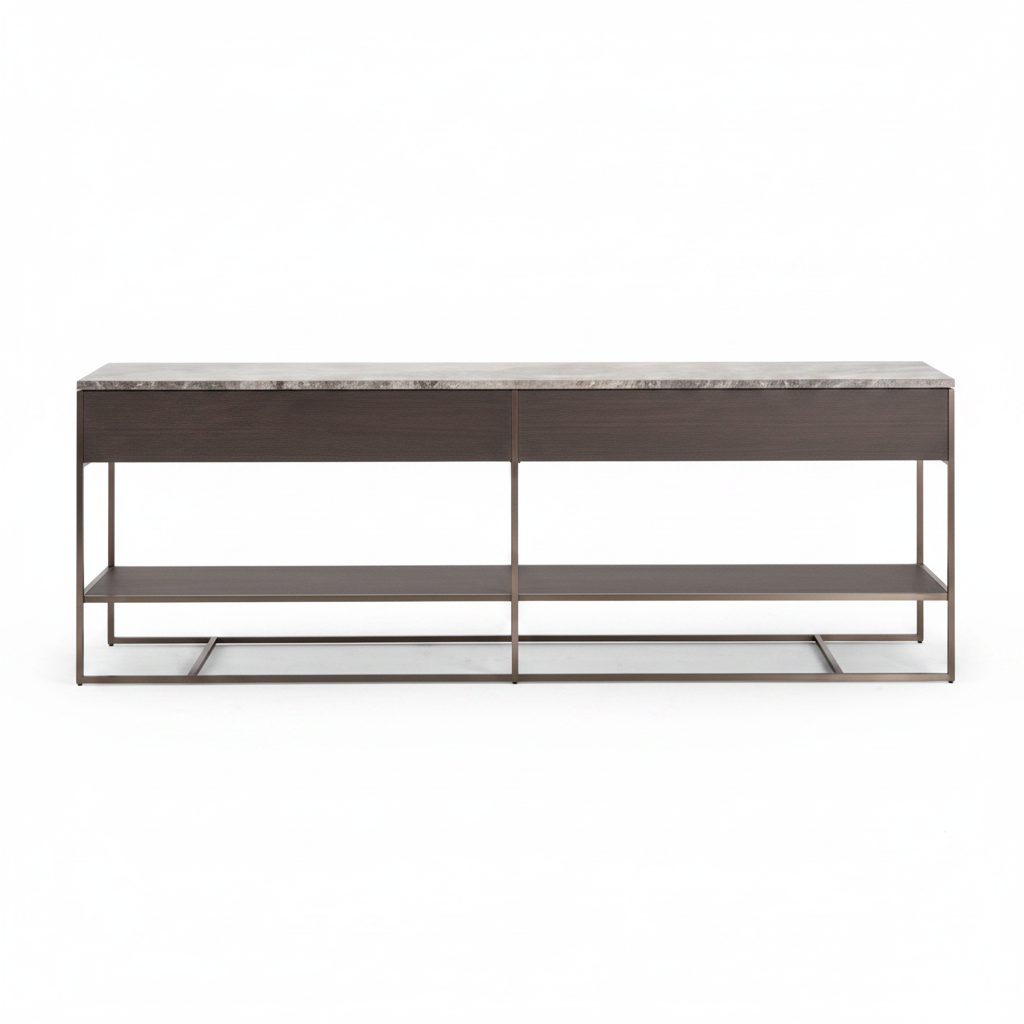 Ferro Console Table — back view
