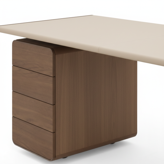Lume Executive Desk — close-up detail