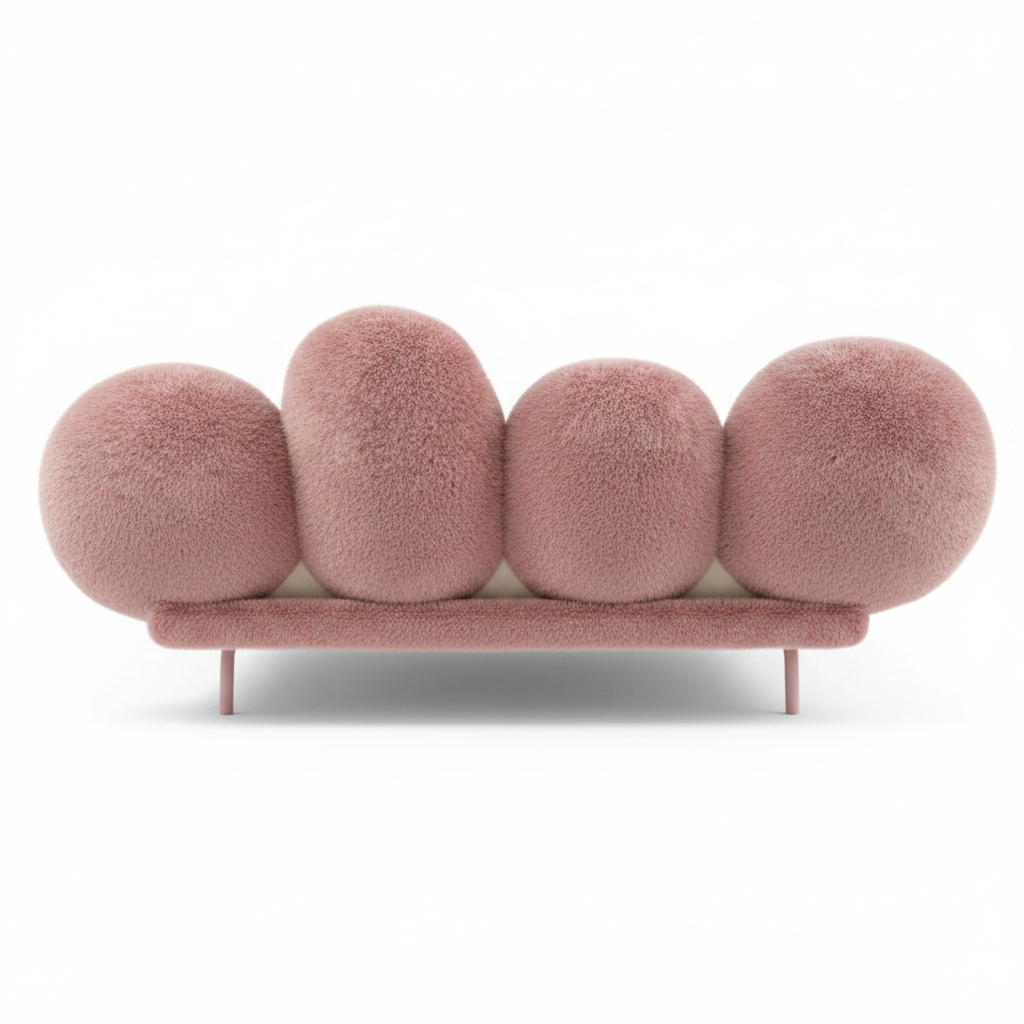 Nuage king bed — back view
