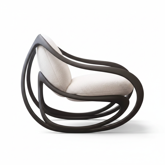 Orbis Loop Lounge Chair — side profile