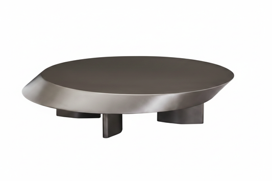 Vaulto Oval Bevelled Coffee Table side view