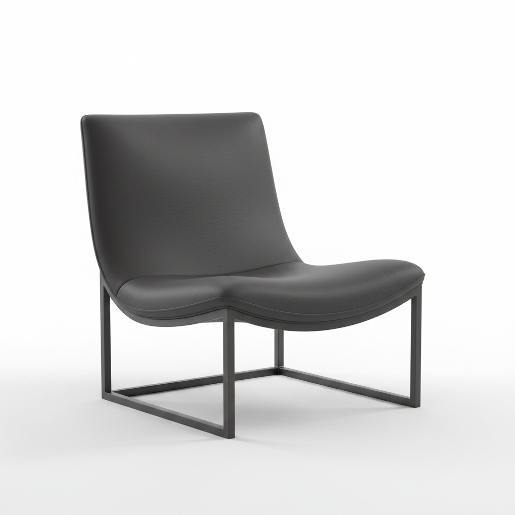 Forma Sculpt Lounge Chair — front 3/4 view