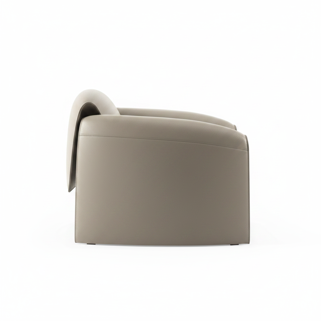 Voluta Lounge Chair — side profile view